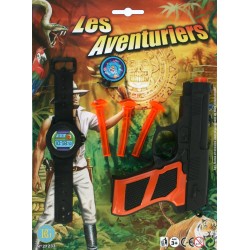 27462 Pistolet Flèches / Montre Aventurier