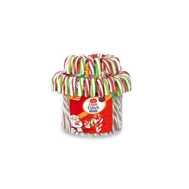 Cannes Giga Candy 50 gr canne a sucre noel