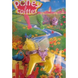 12000 Poney à Coiffer 10 Cm Ailes + Ac 2