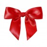 Attaches Noeuds Satin Rouge