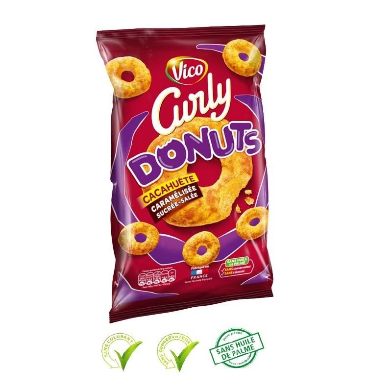 Vico Curly Donuts Cacahuète 