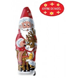 Père Noël Chocolat 45 gr emballé individuellement alu