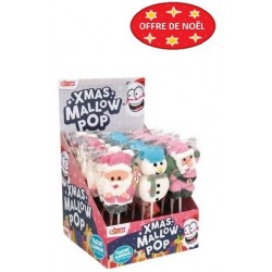 Sucettes guimauve X ' Mas Mallow Pop personnage decoration noel