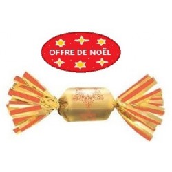 Papillote Céréales Craquantes Lait 4kg fetes noel chocolat emballée