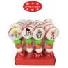 Brochette Christmas Mallow 4 dessins fetes 45gr blanc rouge et vert