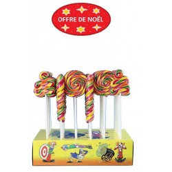 Sucette Lolly Colours sucre cuit tutti fuity fetes noel