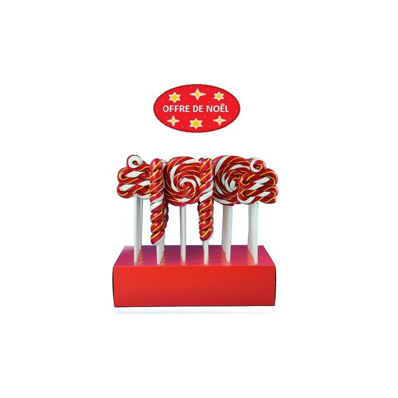 Sucette Lolly Golden sucre cuit fetes noel 55gr