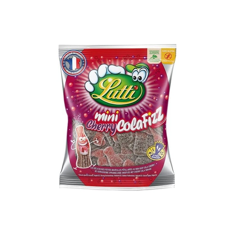 100Gr Lutti Cherry Cola Mini Fizz