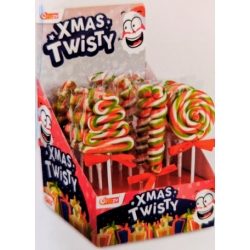 sucettes Xmas Twisty Chrismas noel sapin tortillon serpentine 40gr multicolor