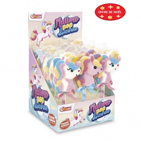 brochette mallow pop licorne guimauve 35gr Fizzy