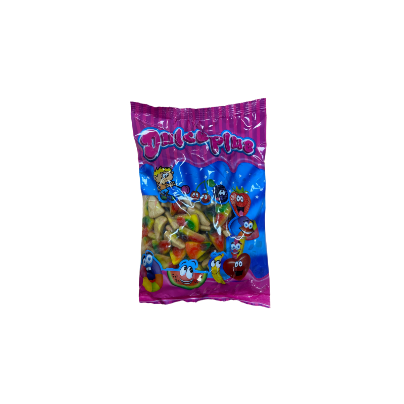 sachet tranche pizza lisse dulceplus bonbon gelifie 1kg