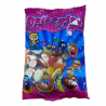 sachet bonbon gélifié coloré au ventre blanc grenouille acide gourmand coloré