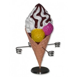 Présentoir Glace Inox 4...