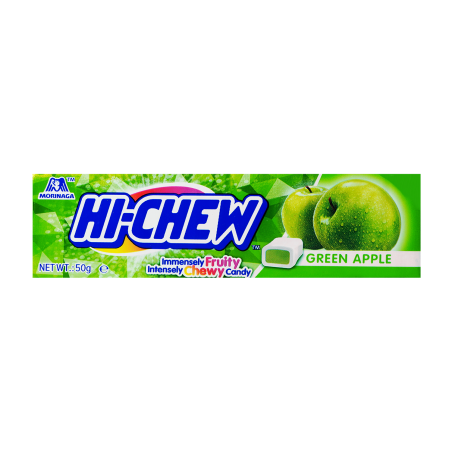 hi-chew nouveau substitue chewing-gum pâte à mâcher longue durée coeur fruité pomme bonbon japonais