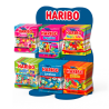 Presentoir Comptoir Haribo Goldbears Bleu 6 emplacement 100/120 Grs sachet individuel assortis