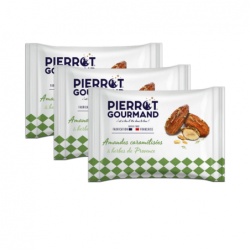 sachets amandes caramélisées herbes de Provence enveloppées emballé individuellement en boite de 12 grossiste confiserie snack