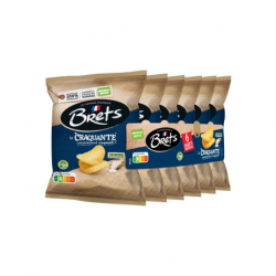 Brets Chips Nature La Craquante 6 x 25 gr colisx16