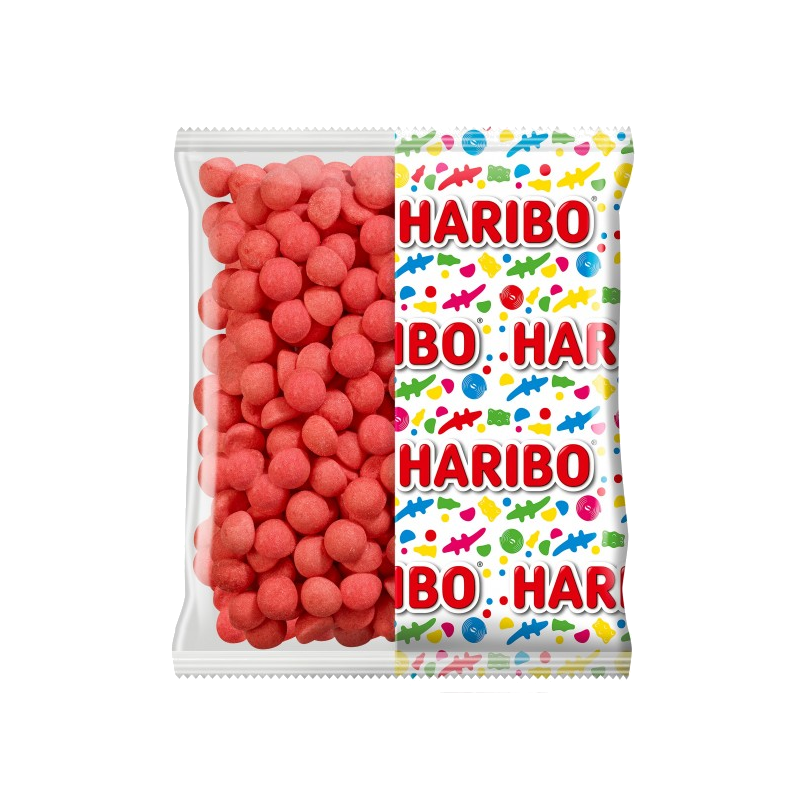 Fraise Tagada x 1.5 Kg Haribo vrac bonbon gélifié poudre rouge et blanc sachet gros format