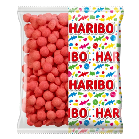 Fraise Tagada x 1.5 Kg Haribo vrac bonbon gélifié poudre rouge et blanc sachet gros format