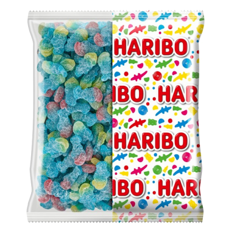 Schtroumpfs Pik Pm x 2kg Haribo sachet vrac pour les professionnels de la confiserie Schtroumpfs Pik Pm x 2kg Haribo sachet vrac pour les professionnels de la confiserie