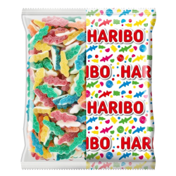 sachet bonbon gélifié acidulé croco pik haribo vrac 2kg pour les professionnels