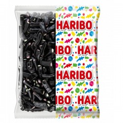 sachet 2kg bonbon réglisse cocobat haribo couleurs vert et rose