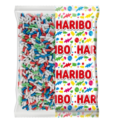 sachet bonbon dragéifiés haribo carensac gout réglisse en vrac à destination des professionnels