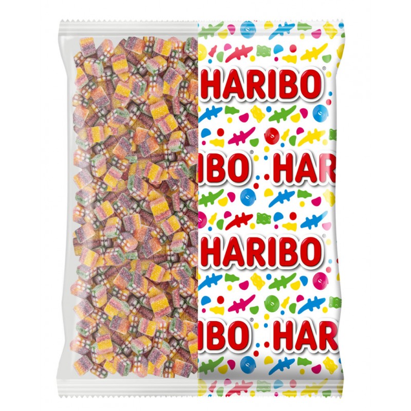 pixel haribo bonbon acidulté et multicolore sachet vrac de 2kg