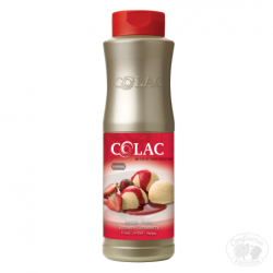 bouteille colac 1kg coulis fruit rouge fraise topping glace gaufre et crêpes
