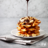 illustration coulis chocolat 1kg colac topping glace crepe  gaufre
