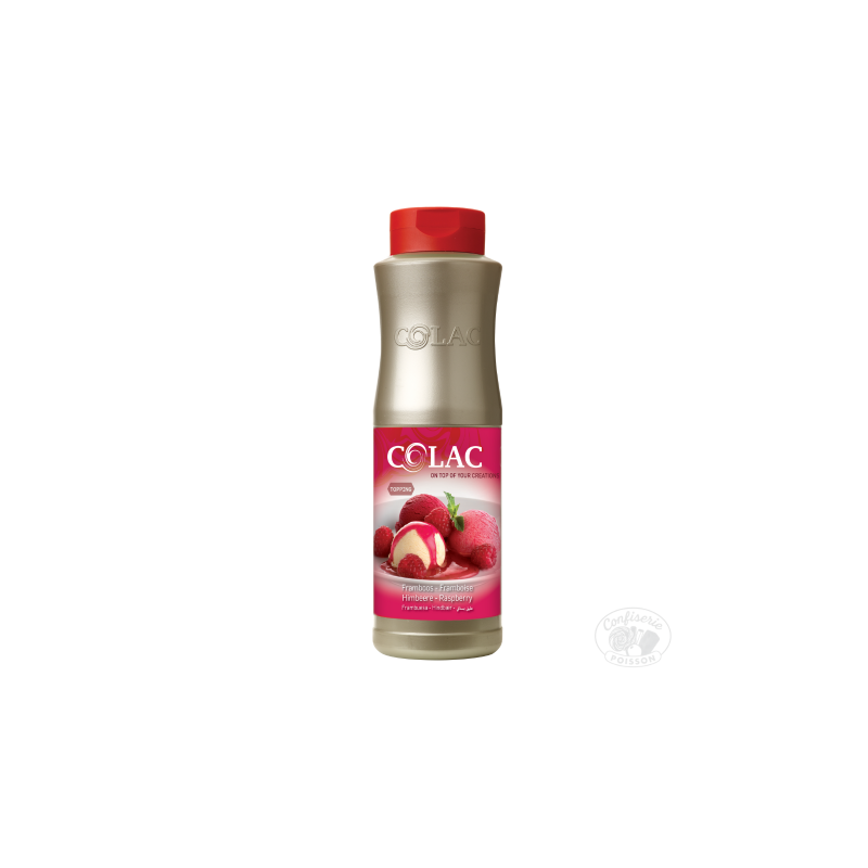 bouteille colac 1kg framboise coulis fruit glace crepe gaufre