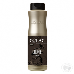 bouteille 1kg topping colac garniture pour dessert professionnels gout black cookie