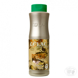 bouteille 900gr topping colac pistache premium garniture pour dessert professionnels type glace crepe et gaufre