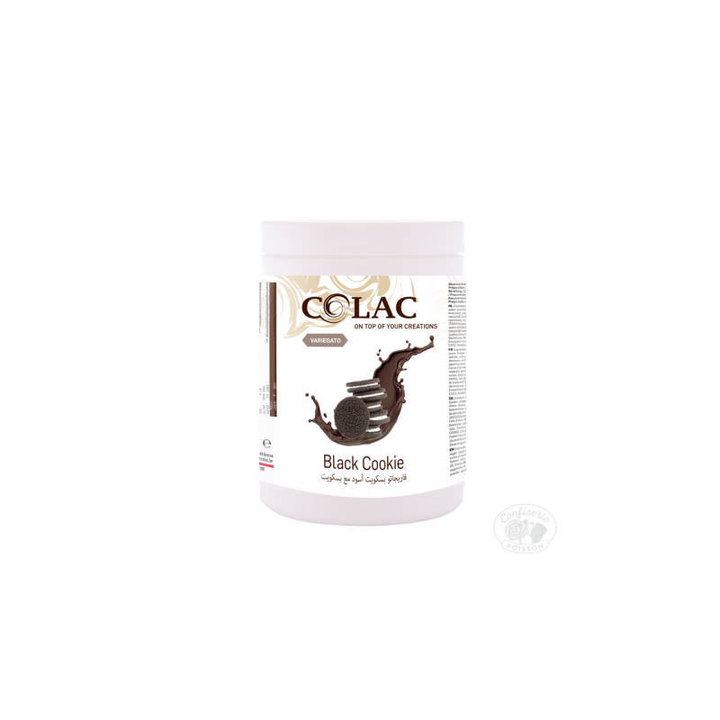 pot variegato preparation pour dessert professionnel Colac Black Cookie