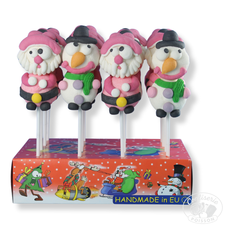 Brochette Mallow Christmas Buddies 80 Gr x 16 P