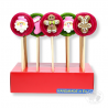 presentoir sucette santa brillante winter pain epice noel rennes chaussette de noel artesan sucre cuit noel 60g