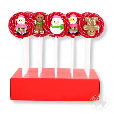 presentoir sucette santa joyful christmas artesan sucre cuit noel 60g presentoir sucette santa joyful christmas artesan sucre cuit noel 60g