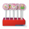 presentoir sucette santa pink rose christmas artesan sucre cuit noel 60g