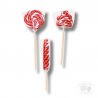 sucette rouge lolly golden stripes artesan sucre cuit noel 60g