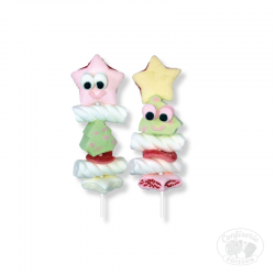 Brochette guimauve Christmas Tree & Shooting Star 30g