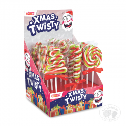 sucettes Xmas Twisty Chrismas noel sapin tortillon serpentine 40g multicolor