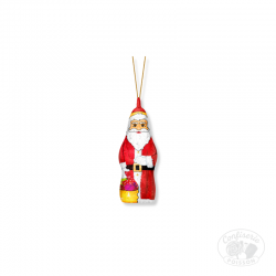 Père Noël Chocolat 12g emballé individuellement en alu coloré décoration noel