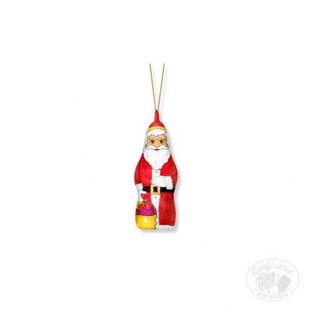 Père Noël Chocolat 12g emballé individuellement en alu coloré décoration noel Père Noël Chocolat 12g emballé individuellement en alu coloré décoration noel