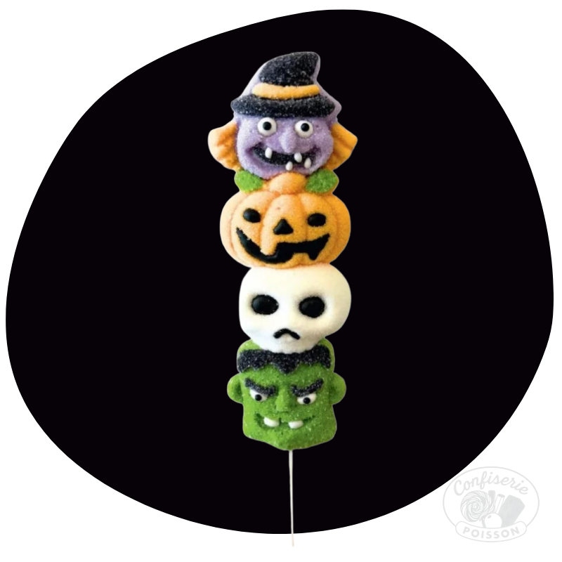 brabob monster mallow pop brochette guimauve halloween