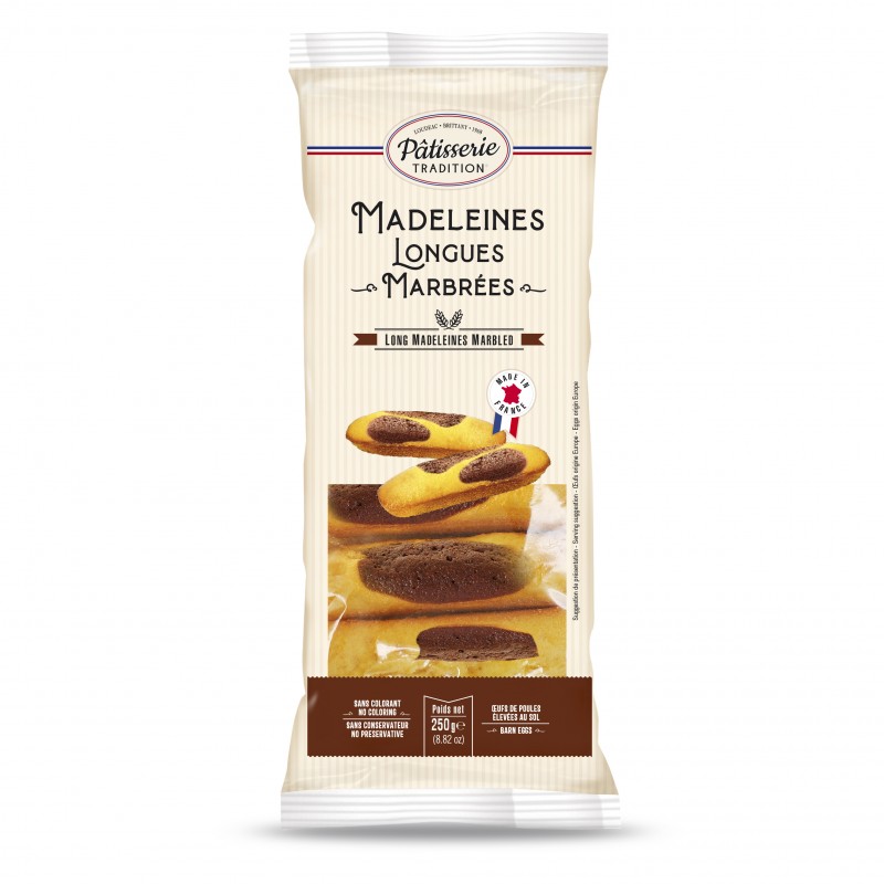 Madeleine Longue Marbrée 250g