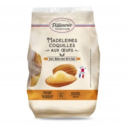 Madeleine Coquille Nature 300g Emballée – Pâtisserie Moelleuse