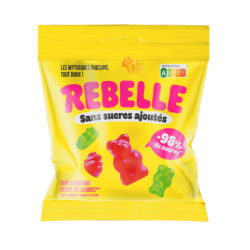 Bonbons Ours Sans Sucres Ajoutés REBELLE 50g x12