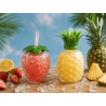 illustration de groudes en forme de fraise et ananas pour granite