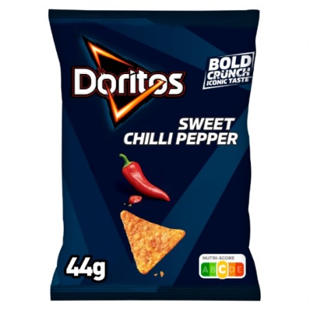 sweet chili pepper snacking facile doritos saveur 44g en carton de 20 pour professionnels
