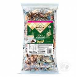 Mini Papillotes Révillon Praliné Noir & Lait – 1,26 kg | Confiserie Poisson